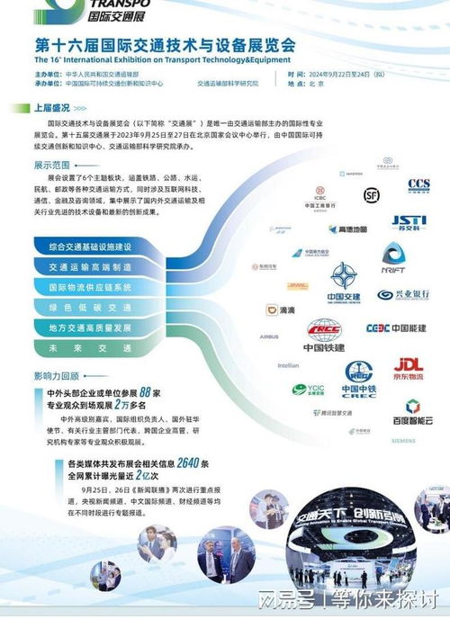 誠邀出席第十六屆國際交通技術(shù)與設(shè)備展覽會(huì)，探索工業(yè)互聯(lián)網(wǎng)數(shù)據(jù)服務(wù)新機(jī)遇